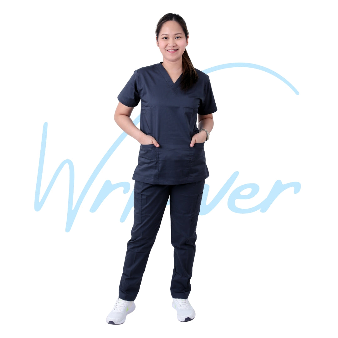 Scrub Suits Uniform Stretch (Charcoal)
