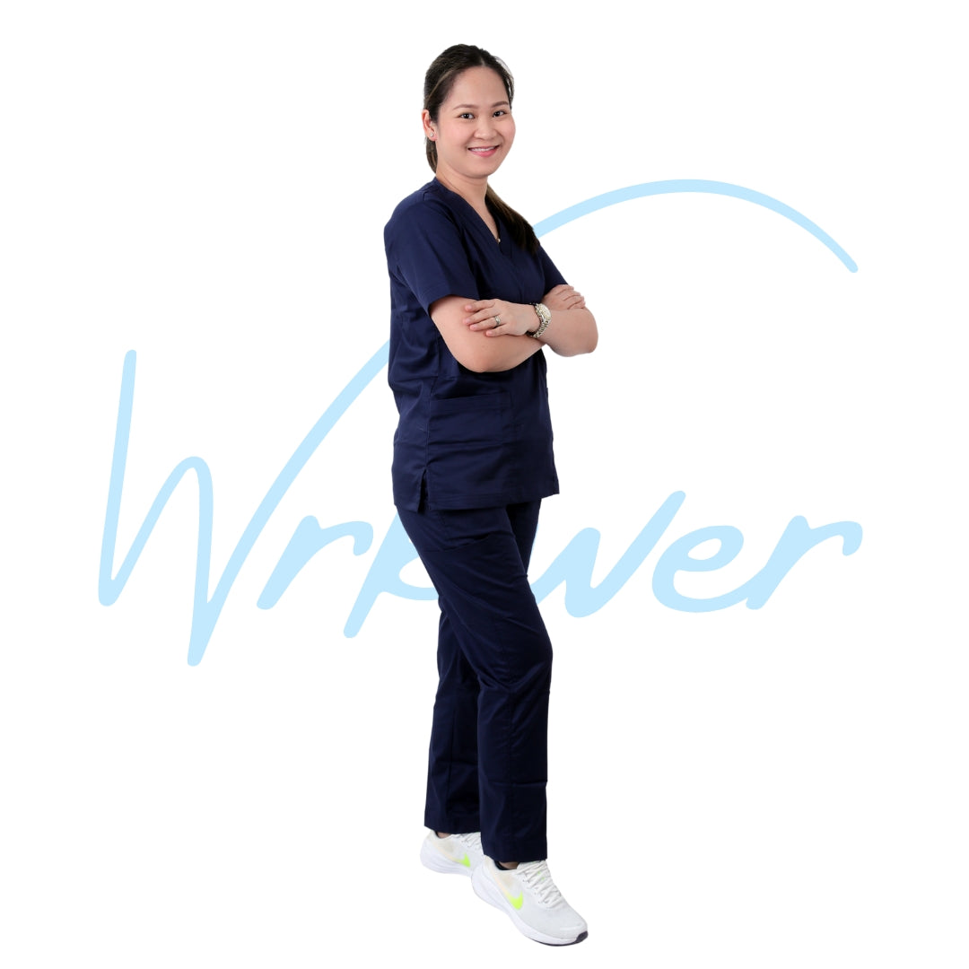 Scrub Suits Uniform Stretch (Dark Navy)