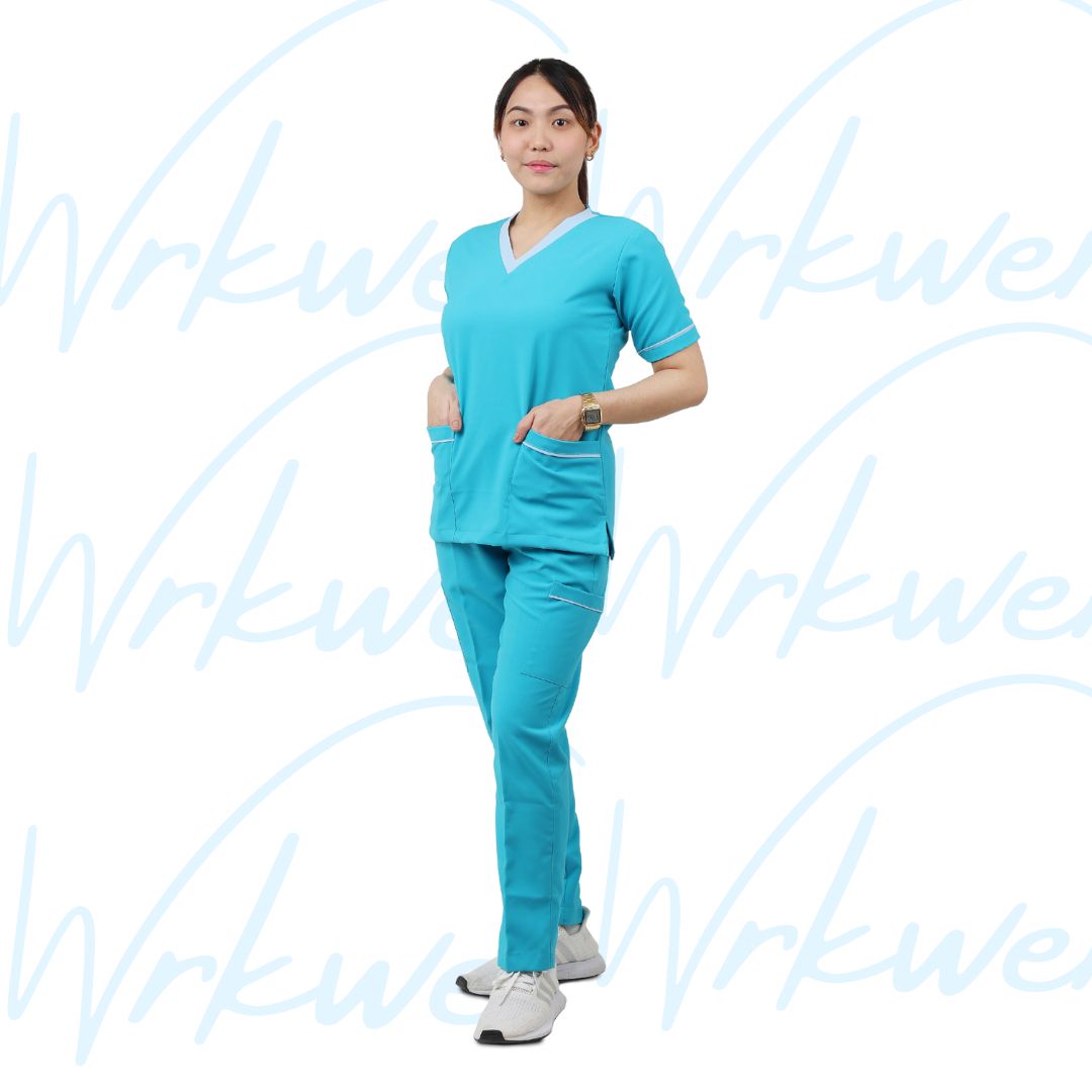 Scrub suits uniform DESIGN V (Blue Green)