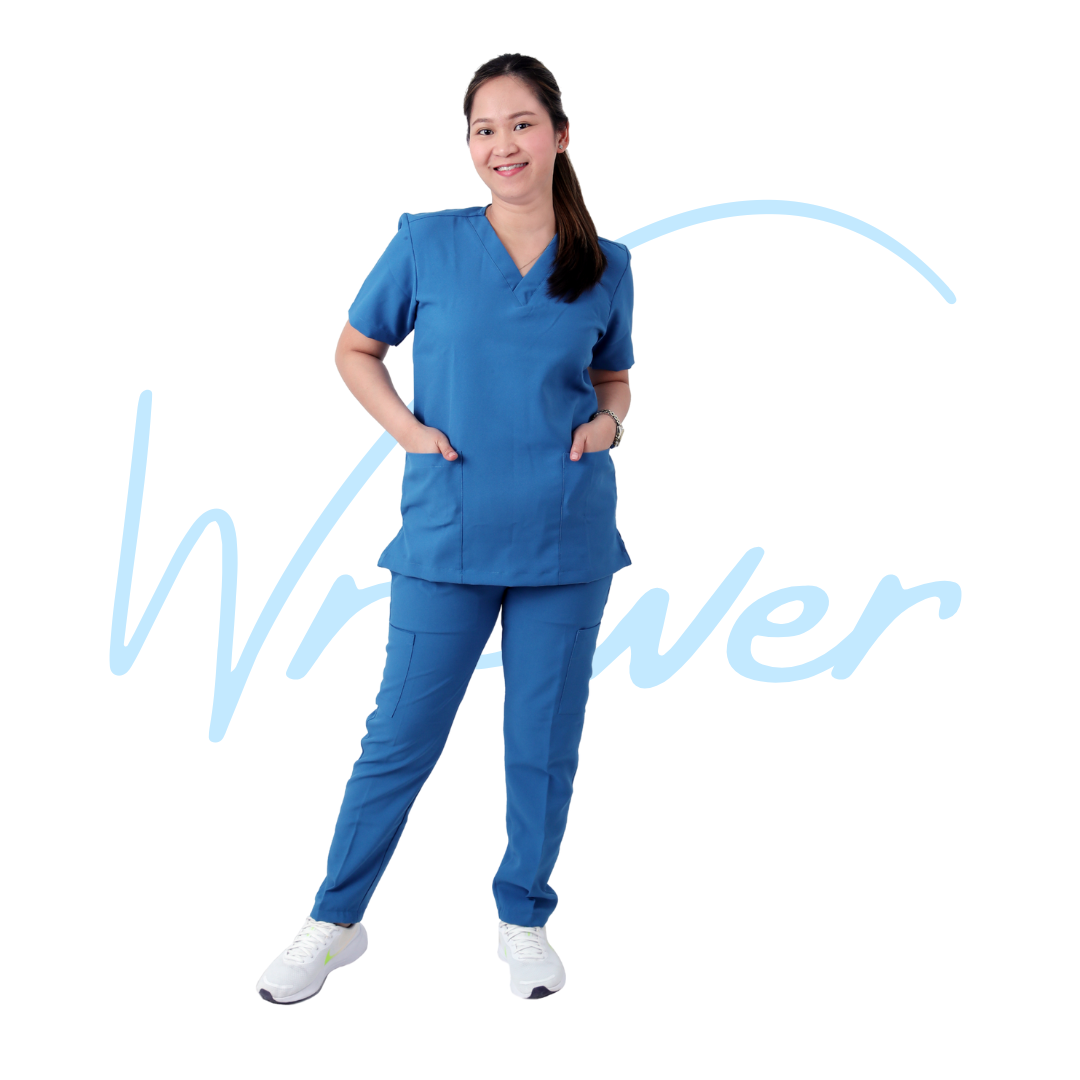Scrub Suits for Women NO PIPING (Cobalt Blue)