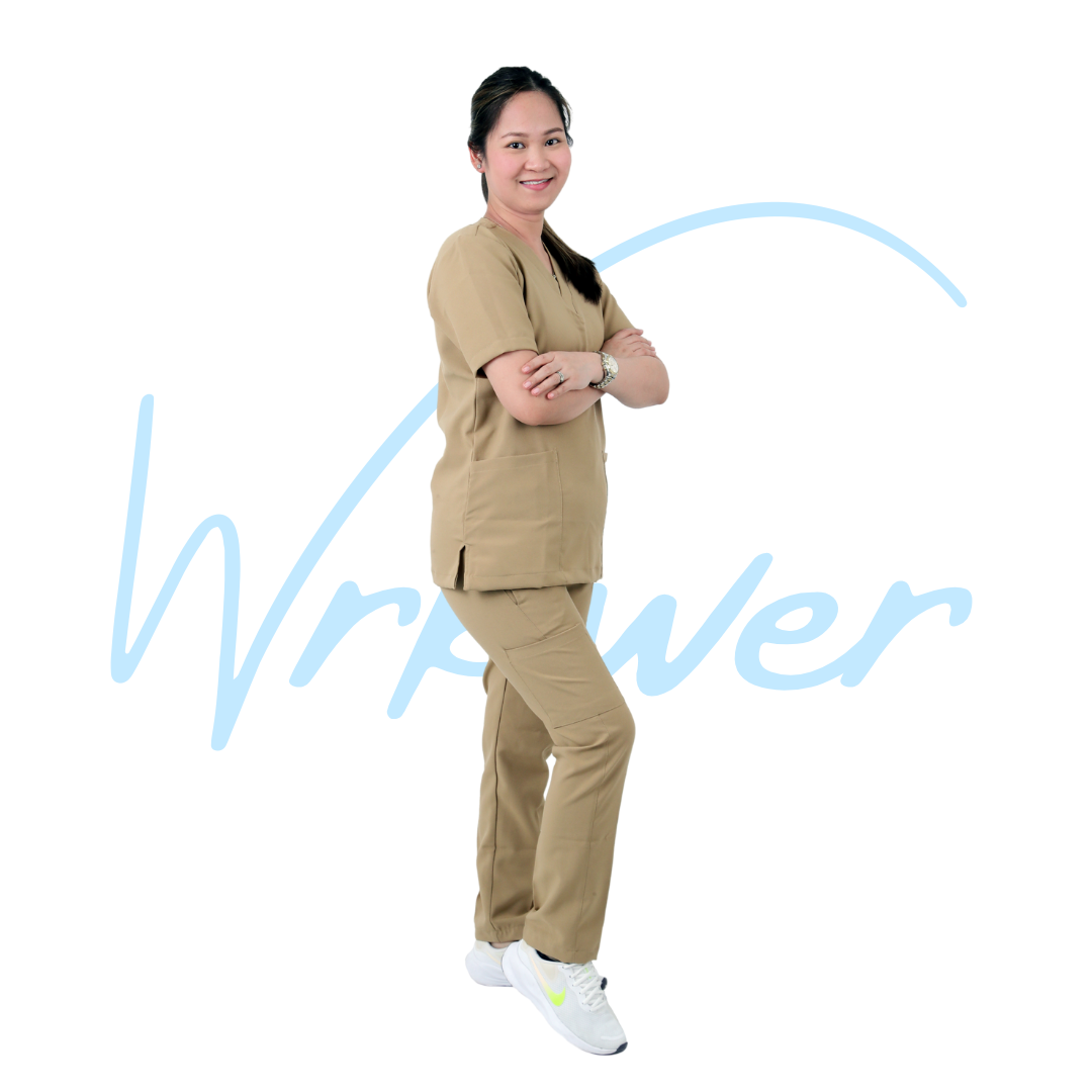 Scrub Suits for Women NO PIPING (Dark Beige)
