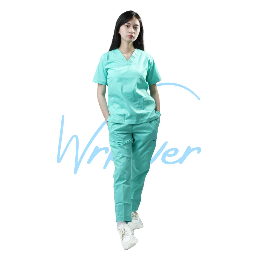Scrub Suits Uniform Stretch (Light Green)