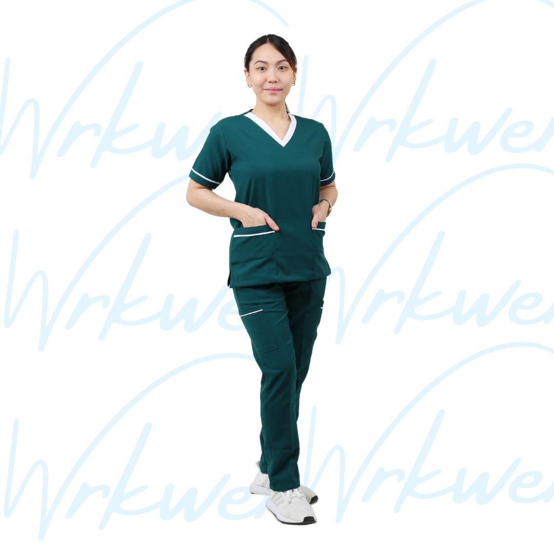 Scrub suits uniform DESIGN V (Peacock Green)