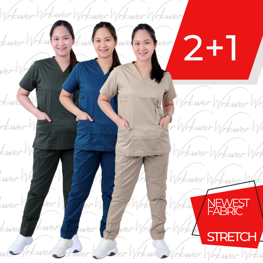 Scrub Suits for Women Stretch (Pack of 3)