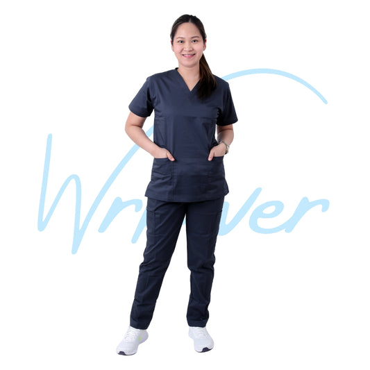 Scrub Suits Uniform Stretch (Charcoal)