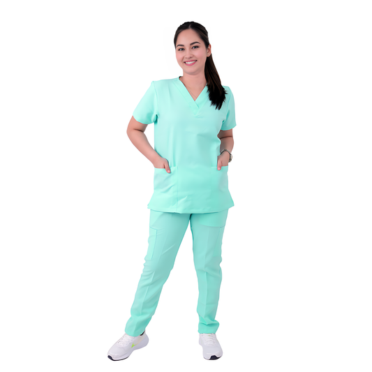Scrub Suits for Women NO PIPING (Aqua Green)