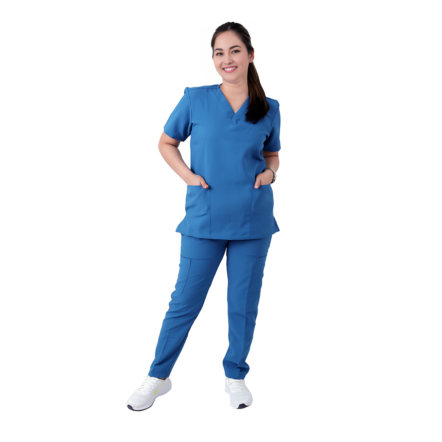 Scrub Suits for Women NO PIPING (Cobalt Blue)