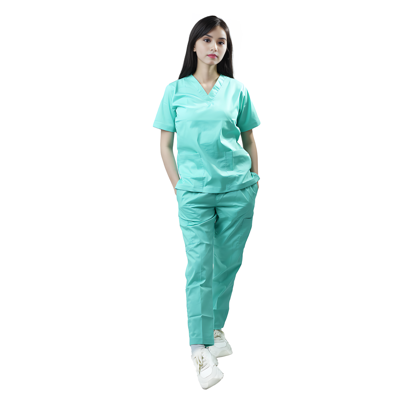 Scrub Suits Uniform Stretch (Light Green)