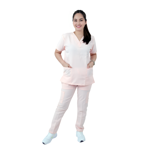 Scrub Suits for Women NO PIPING (Peach)