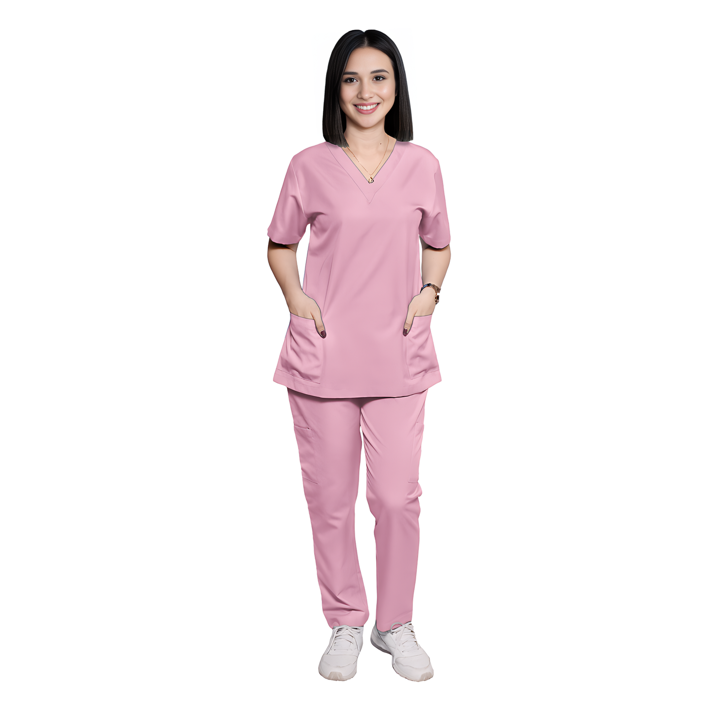 Scrub Suits Uniform Poly Viscose - Light Old Rose