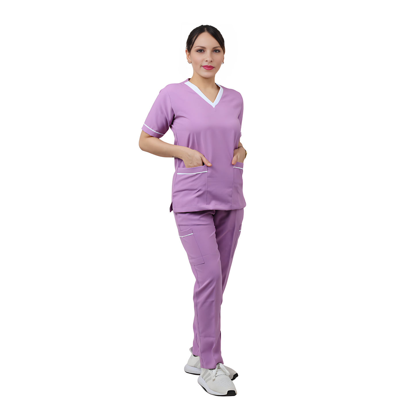 Scrub suits uniform DESIGN V (Lilac)