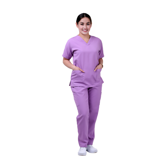 Scrub Suits for Women NO PIPING (Lilac)