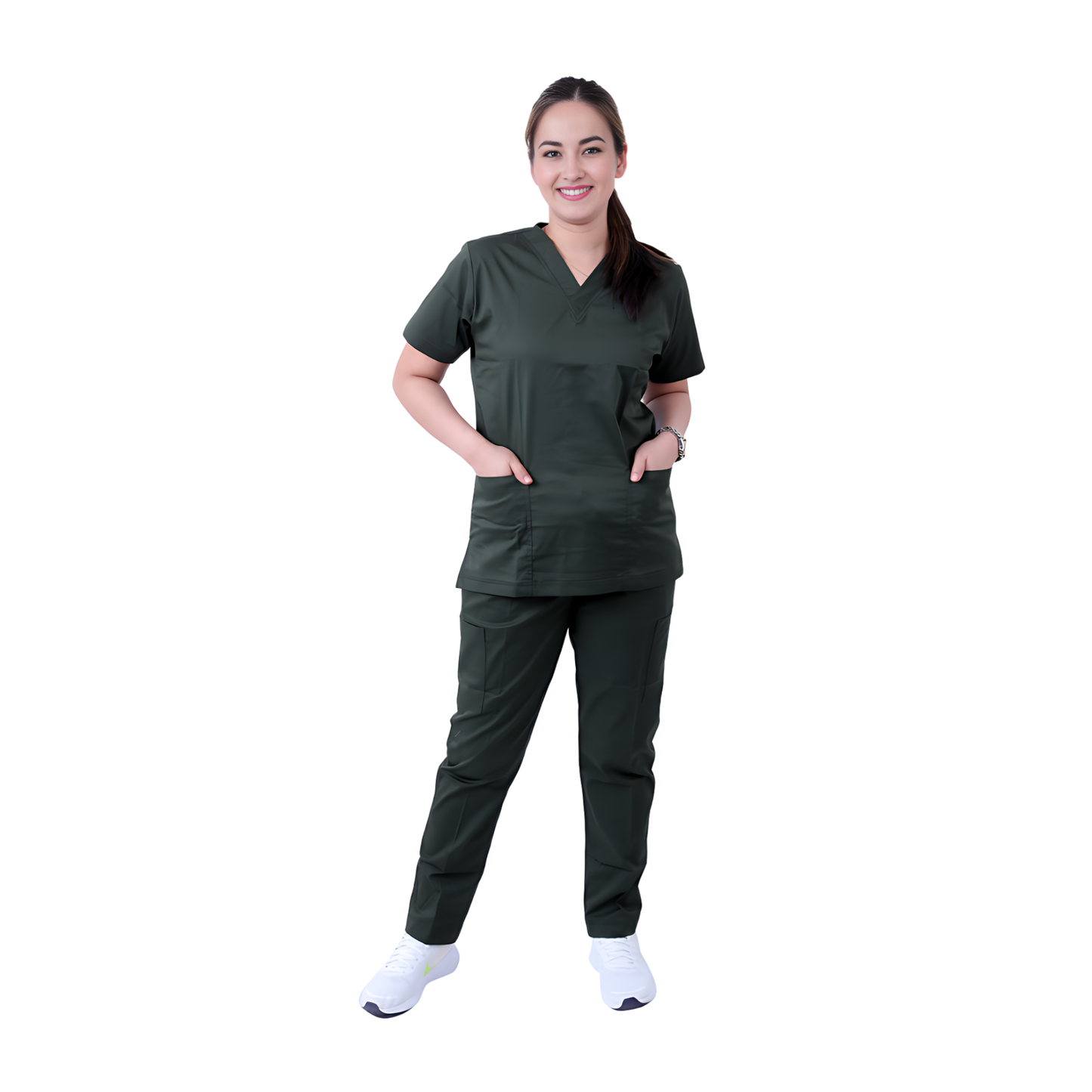 Scrub Suits Uniform Stretch (Marine Green)