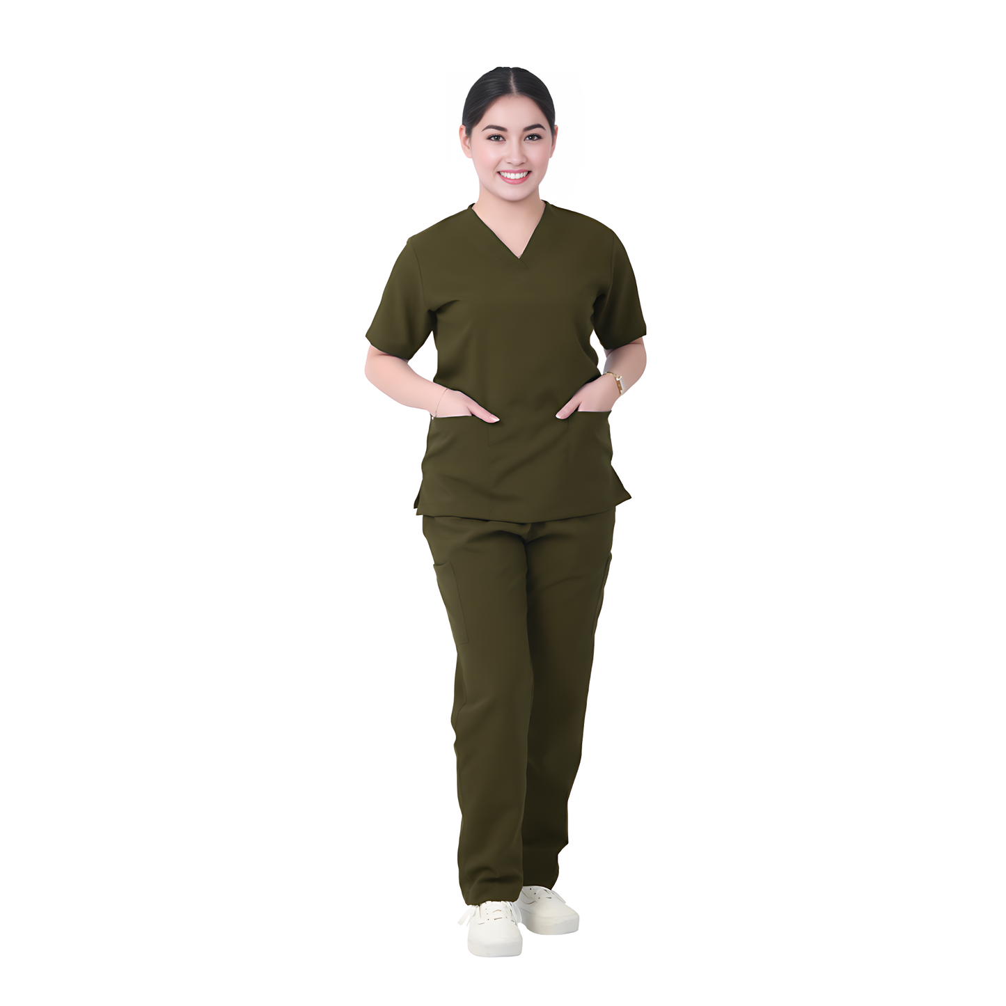 Scrub Suits for Women NO PIPING (Marine Green)