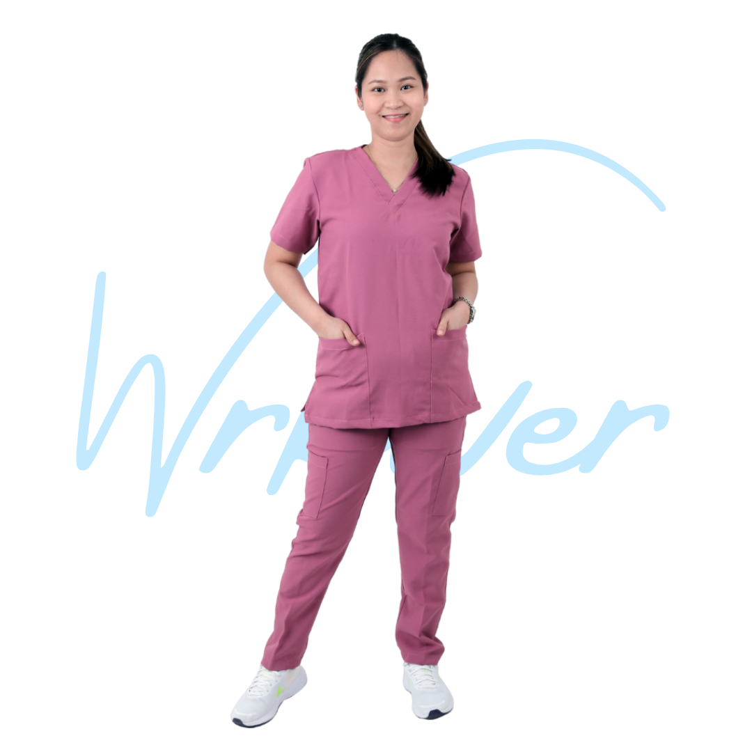 Scrub Suits for Women NO PIPING (Old Rose)