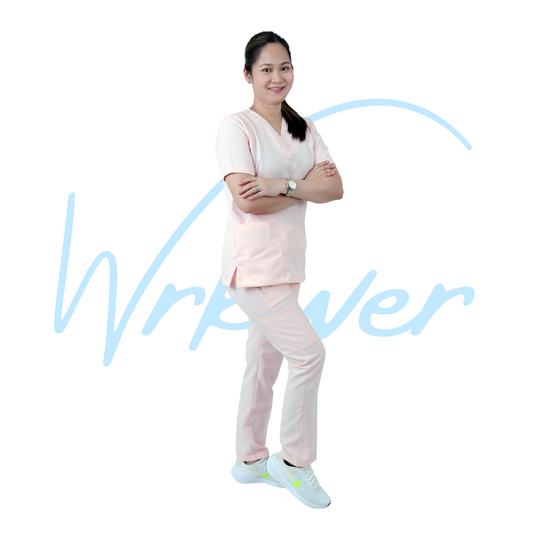 Scrub Suits for Women NO PIPING (Peach)