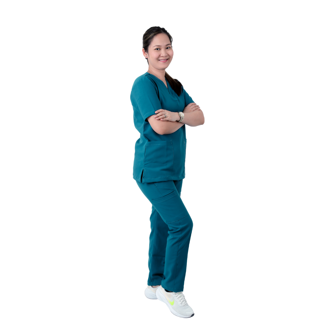 Scrub Suits for Women NO PIPING (Peacock Blue)