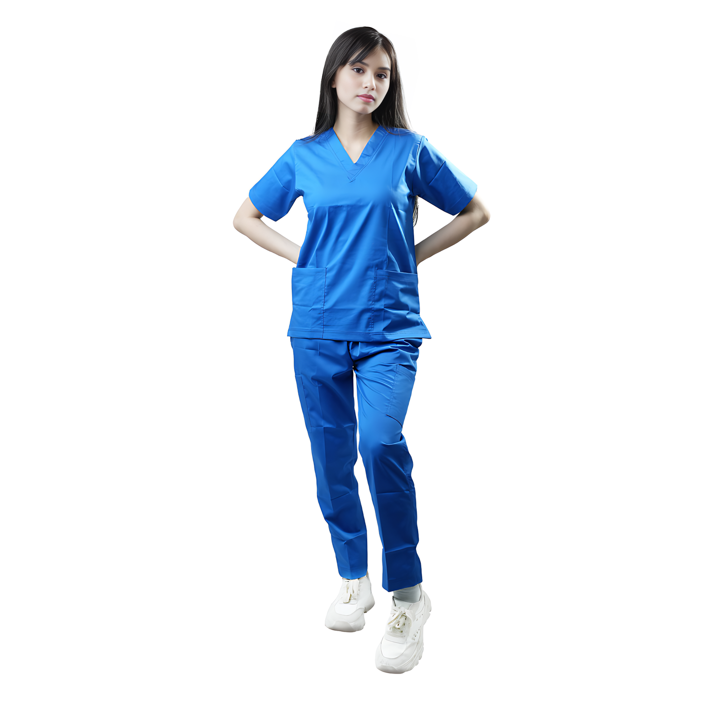 Scrub Suits Uniform Stretch (Royal Blue)