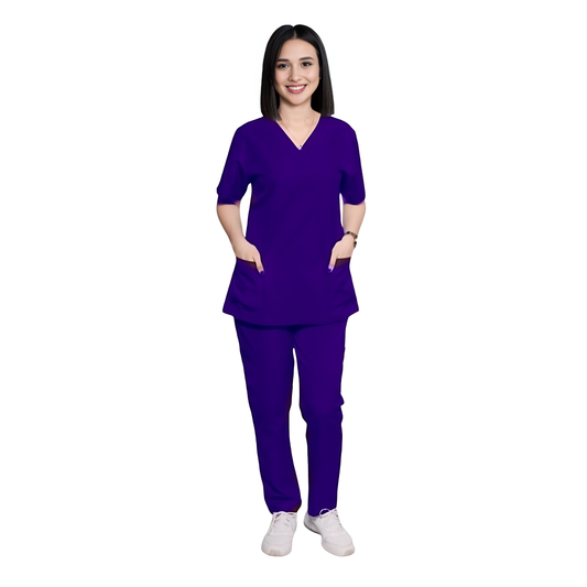 Scrub Suits Uniform for Women NO PIPING (Violet)