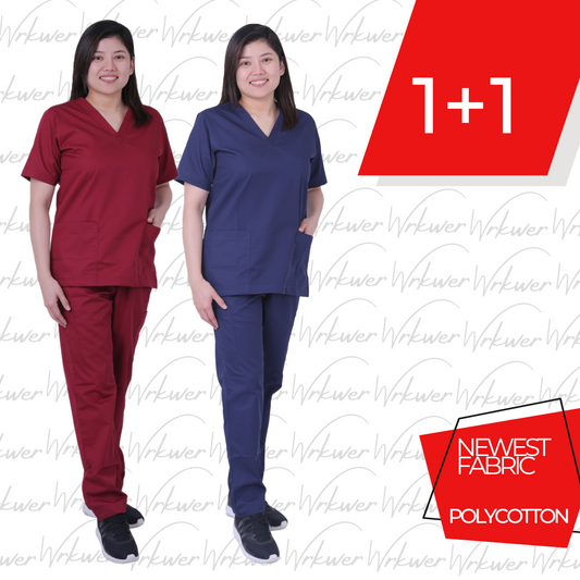Scrub Suits for Women Poly Cotton (Pack of 2)