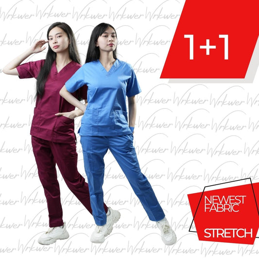 Scrub Suits for Women Stretch (Pack of 2)
